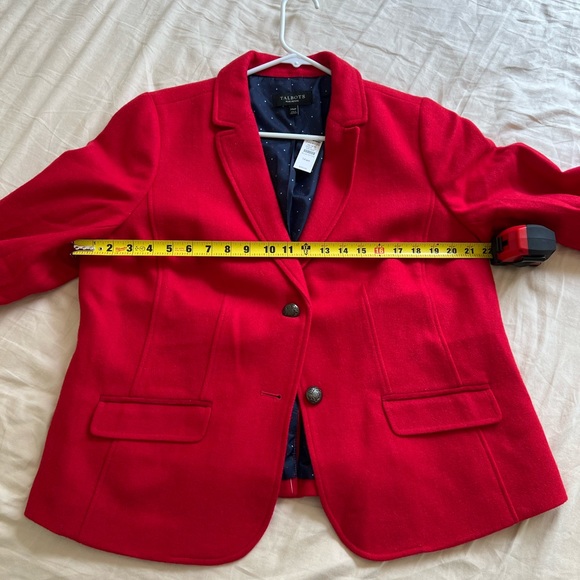 NWT Stunning Red Talbots Blazer - Picture 7 of 7